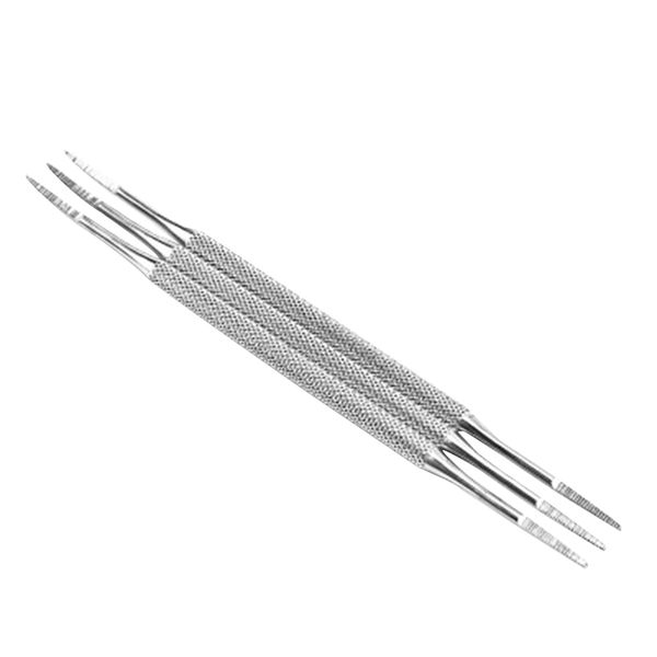 

1pc manicure kit pedicure foot care tool stainless steel ingrown toe nail clean lifter file silver