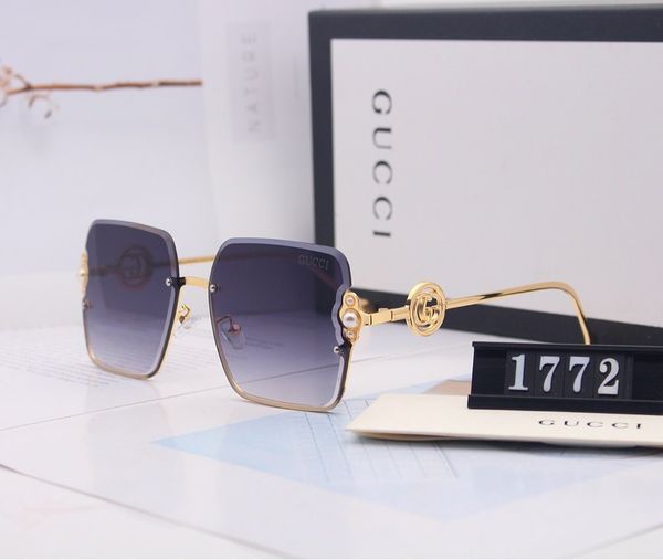 

designer sunglasses uv protection fashion eyewear fashion lady brand glasses sunglasses (with boxes and boxes, Black
