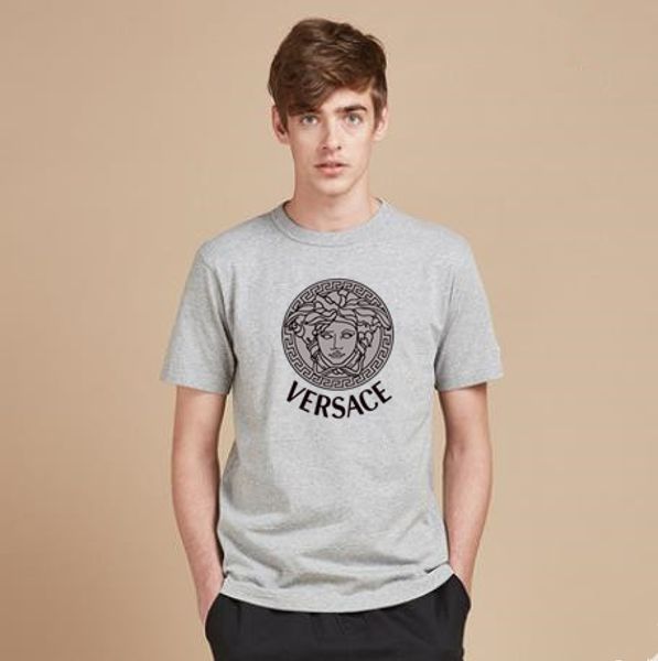 

Men t hirt 2019 pring ummer new brand de igner hort leeve fa hion printed eye top ca ual outdoor clothe 4 color m 5xl fend