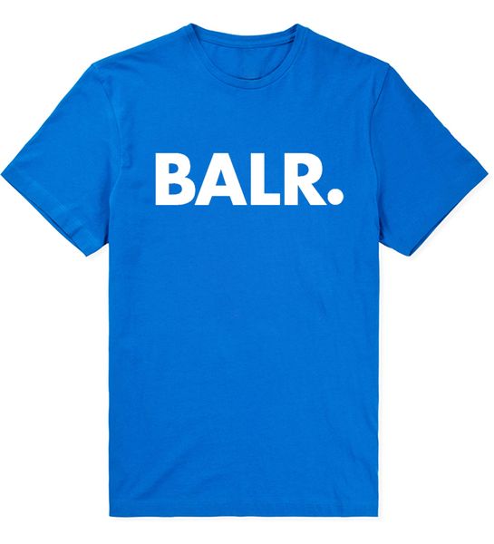 

2019 новые мужские футболки balr street tide с коротким рукавом шею свободные с коротким рукавом хлопок мужская личность мужская футболка, White;black