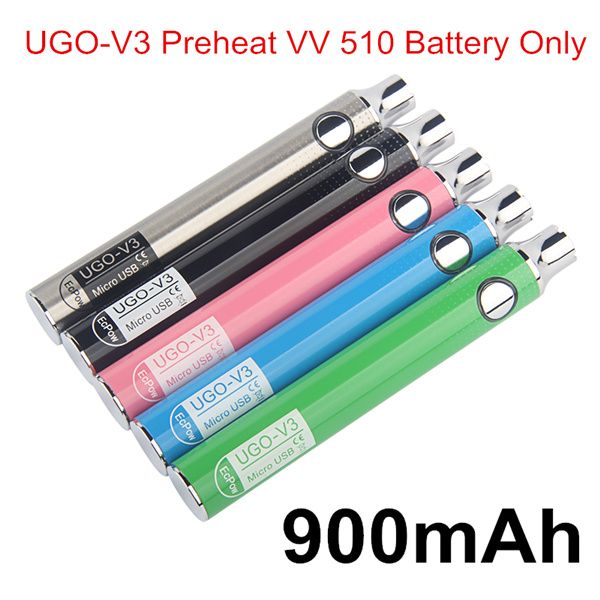 Authentic UGO V II 2 510 Thread Vape Pen Batteries UGO V3 Variable