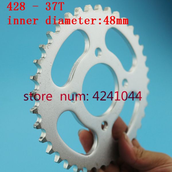 

мотоцикл скутер привод 420 428 большие звездочки 37t зуб 48мм задние цепные для dirt pit bike off road 50cc-125cc