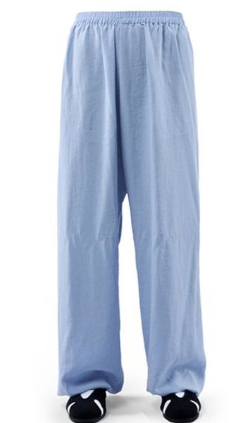 

17color wudang linen wudang tai chi linen trousers martial arts bloomers exercise pants blue/black/gray/green, Black;red