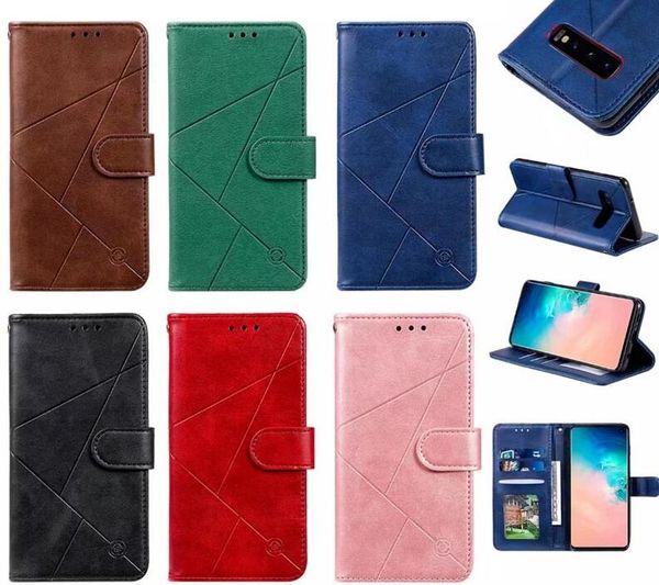 

geometric leather wallet case for galaxy note 10 s10 m20 a10s a20s a20e a80 a70 a50 a40 a10 a20 triangle hybrid holder id card slot cover