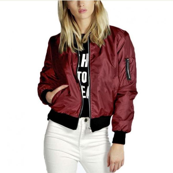 

crop jacket women zipper fashion jackets new arrival 2019 woman clothes autumn slim plus size coats and jackets women, Black;brown