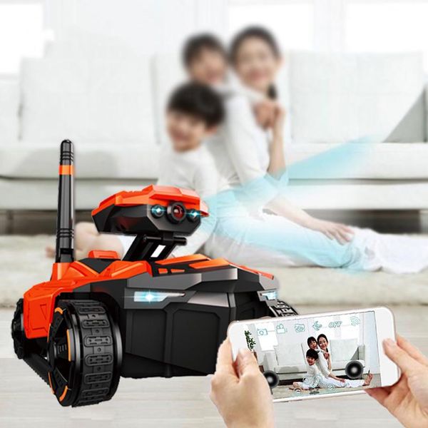 

full direction driving high speed remote control kids outdoors phone controlled 0.3mp camera smart rc toy tank car wifi fpv