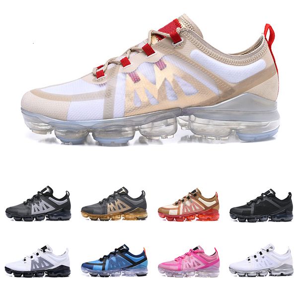 

2019 plus running shoes for men women triple black white silver crimson gold oreo men trainer sneaker sport size 36-45 wholesale