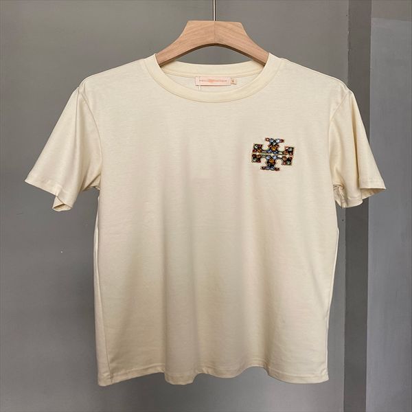 

torybu * rch tang li family grade cattle pure cotton short-sleeved t-shirt women 2020 torybu * rch tang li family grade cattle pure cotton s, White