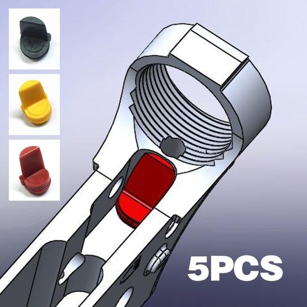 

ar15 / m16 rubber accu-wedge receiver buffer for ar-15 m-4 s&w mp rifles accu wedge receiver buffer acu1