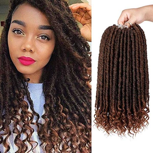 2020 Goddess Faux Locs Crochet Hair Straight Hair For Crochet