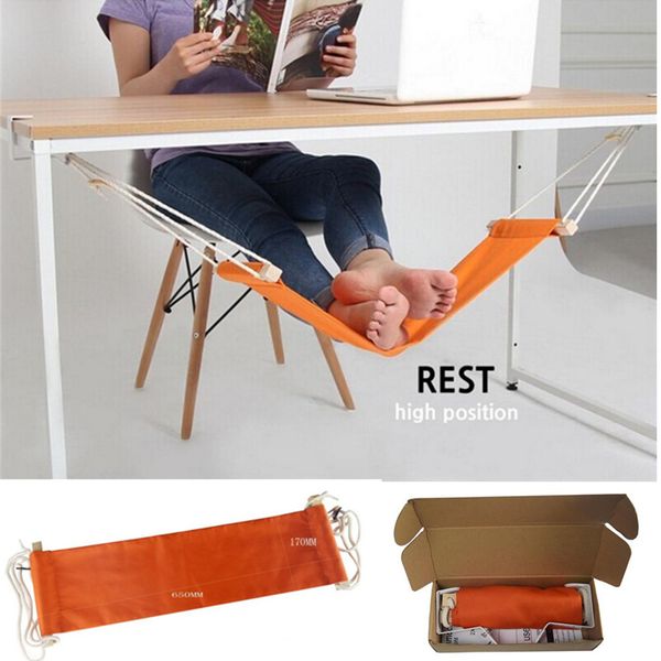 

desk feet hammock foot chair leisure care tool the foot hammock outdoor rest cot portable office lazy casual desk rest hammocks