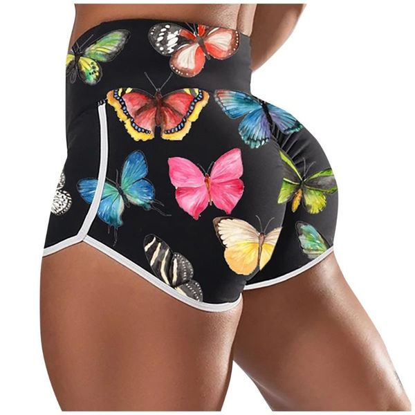 

йога тощий шорты центр подготовки упражнение тренировки ladies'printed высокого талии hip stretch трусы бег фитнес йога shorts31, White;red
