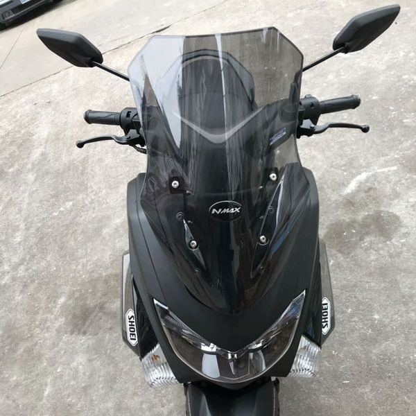 

modified motorcycle nmax adjustable pc plastic windscreen windshield wind screen wind deflectors for nmax155 nmax 150 2017 2018