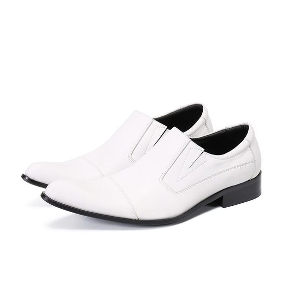 

dress shoes 2021 soft leather casual flats chaussure homme black white men luxury loafers classic formal suit party dresses