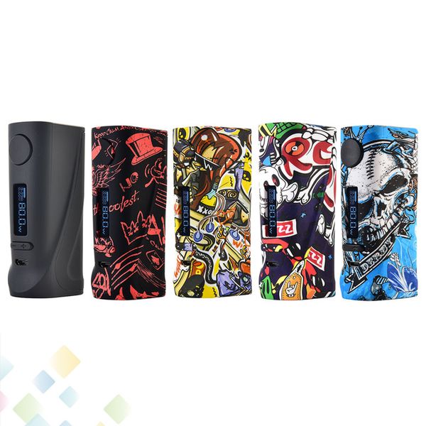 

Original Vapor Storm ECO PRO MOD Vape 80W TC Fashion Graffiti Box Mod For 510 RDA RTA RDTA Rebuildable Atomizer DHL Free