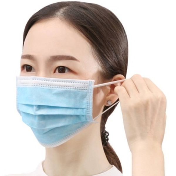 

face mouth safety masks non-woven disposable dustproof earmuffs masks 10pcs