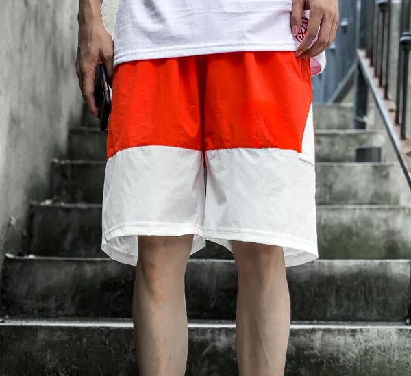 

2020 new la6720 men joggers short pants gyms fitness bodybuilding workout quick dry beach shorts male summer sportswear, White;black