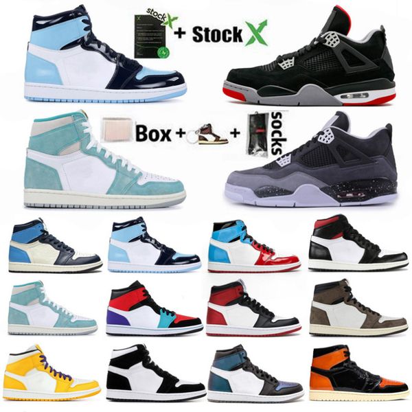 

4 4s black cement what the 1 1s travis scotts grey mens basketball shoes unc bred 11 11s concord men sports sneakers