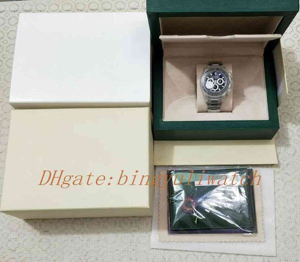 

jff factory version 116500ln ss / ss black dial 40mm asia 7750 mod edition asia slim chronograph automatic with working sapphire, Slivery;brown