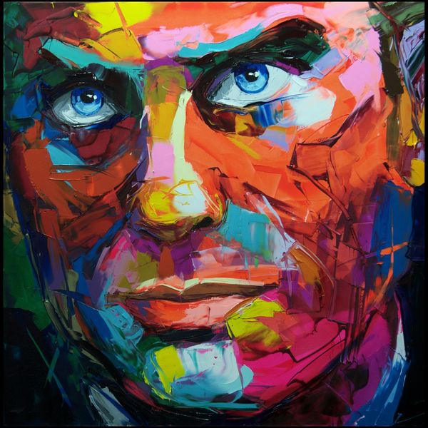 

франсуаза nielly palette knife impression главная картины современные портрет ручной работы картины маслом на холсте выпуклые и вогнутые tex