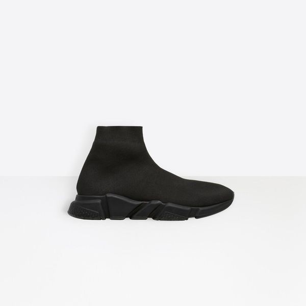

20ss speed sneaker speed trainer обувь для мужчин и женщин обувь speed stretch-knit кроссовки размер eur 36-46 l01, Black