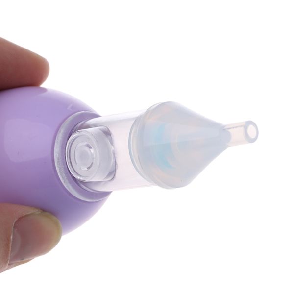 

baby newborn nasal aspirator suction soft tip mucus runny nose cleaner