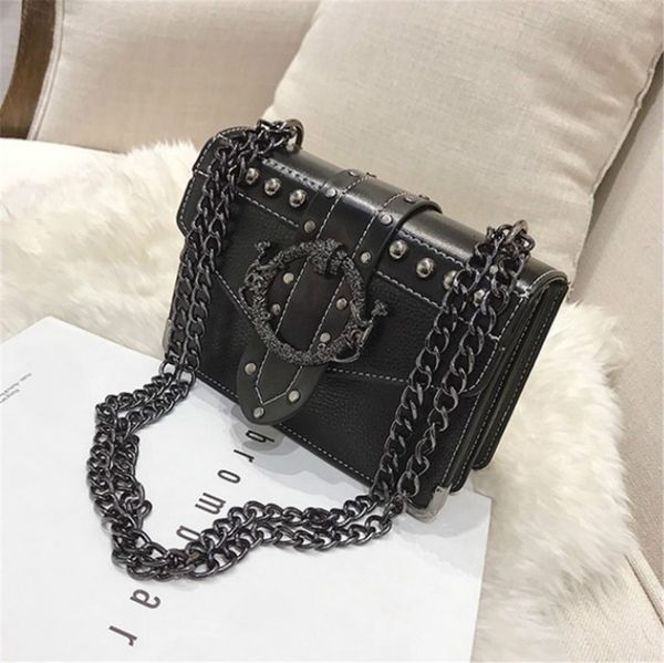 

new retro rivet shoulder bag square bags versatile cross body ph-cfy20060818