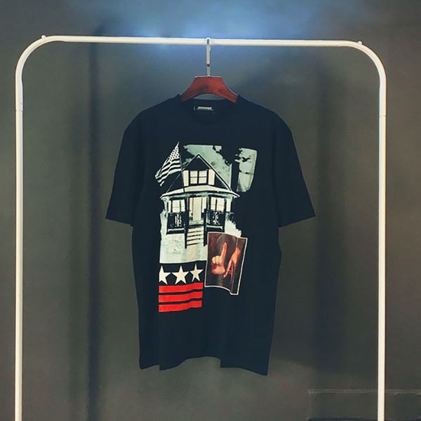 

2019 luxury mens конструктора футболка hip hop mens конструктора высокого качества печати тенниска мужчины женщины лето с коротким рукавом т, White;black