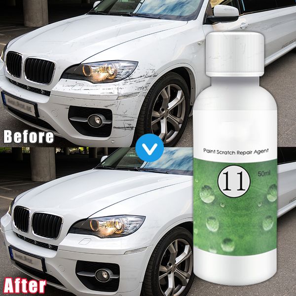 

1pcs 50ml car waxing polish paint scratch repair agent polishing wax paint repair remover care maintenance auto detailing