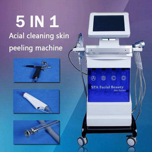 

2020 hydra facial oxygen spray gun hydro dermabrasion pn led light therapy machine skin tightening/facial skin care/ skin rejuvenation