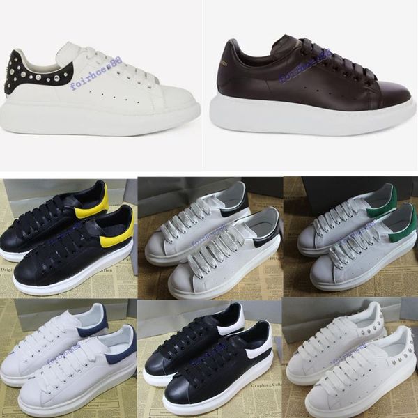 

2019 лучшие качества роскоши дизайнер обуви негабаритный кроссовок для человека женщин натуральной кожи refective дизайнер обуви вскользь ит, Black