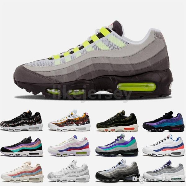 

95s og mens running shoes 95s air patch greedy gold bred gym red prm laser fuchsia gradient maxes sports sneakers size 40-45
