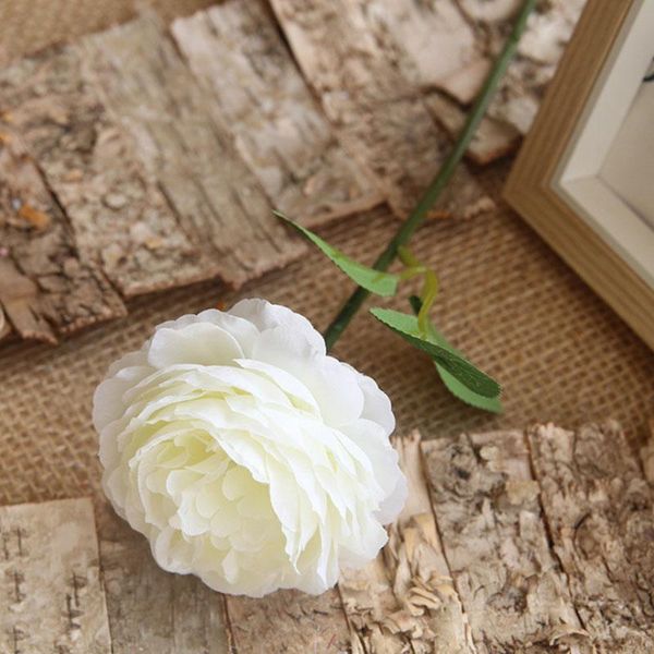 

иу завод оптовая продажа один филиал искусственный пион шелк букет цветок для свадебные украшения живая пластика гортензия цветок букет