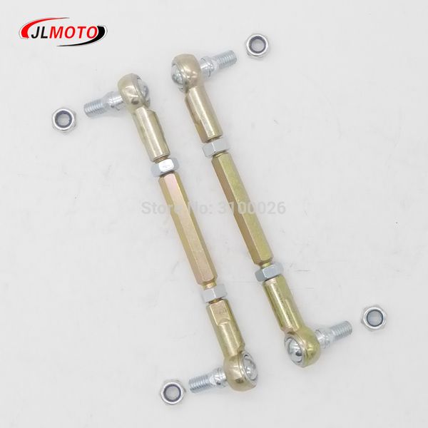 

1 pair/2 sets 150mm/170mm m8 steering tie rod kit ball joint for 2 stroke electric mini kids atv go kart buggy scooter parts