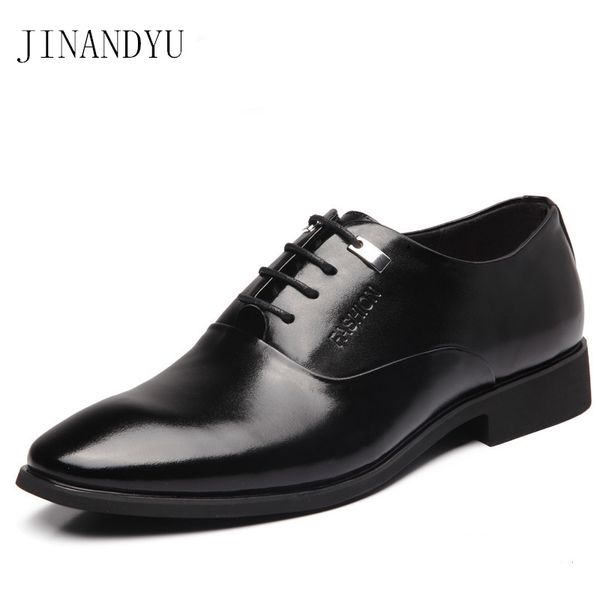 

mens dress shoes genuine leather elevator shoes for men elegant oxford full black men social sapato formal masculino flats