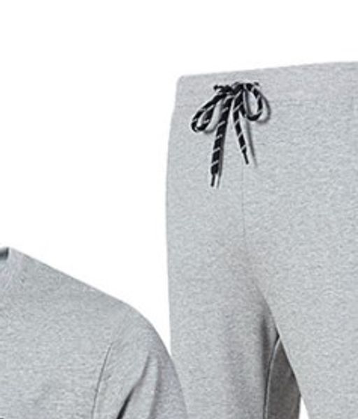 

горячие мужские женские спортивные костюмы черный цвет балахон + брюки спортивные костюмы идущие set college high street style наборы моды 1, Gray