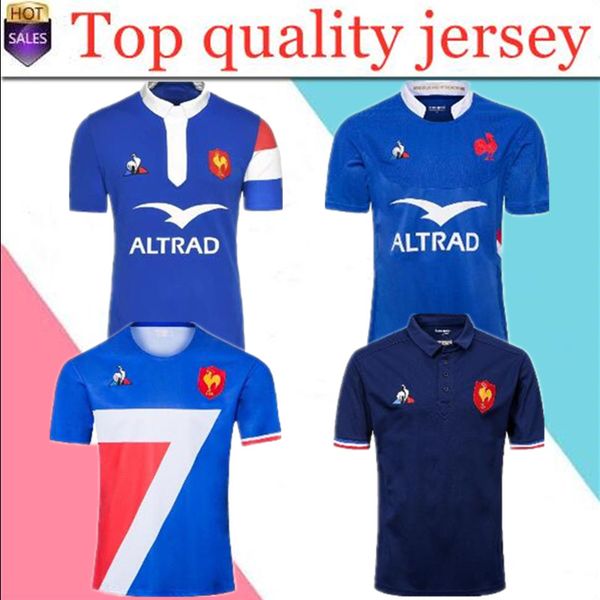 

новый стиль 2020 франция супер регби майки 20/21 франция рубашки регби майо де фут французский болн регби рубашка размер s-3xl, Black;yellow