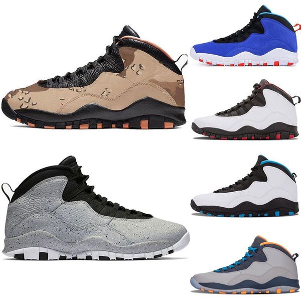 

mens basketball shoes desert cat tinker cement 10s men shoes grey cool grey iam back powder blue trainers sports sneaker size 7-13, White;red