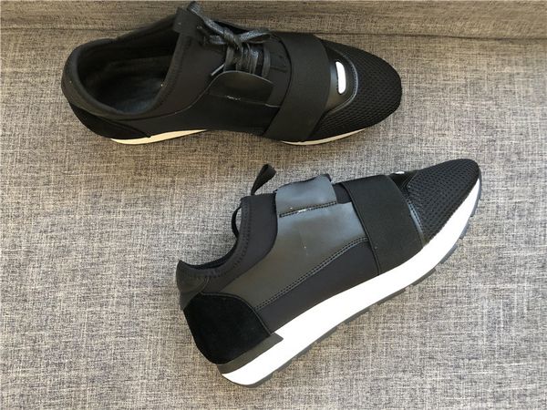 

2019 paris designer sneakers casual shoes men womens sports brand runners breathable daily footwear fashion show dress tennis l12, Black
