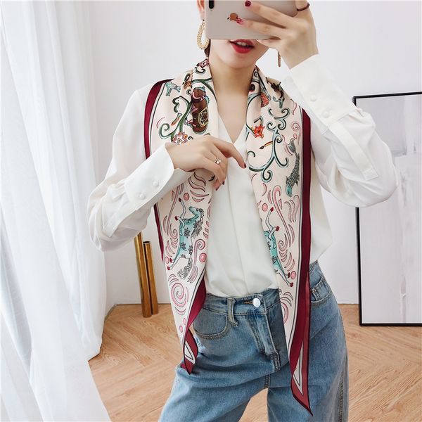 

korean-style diamond decorative scarves fashionable hair band bow small scarf ol cape false collar scarf business scarf, Black;purple