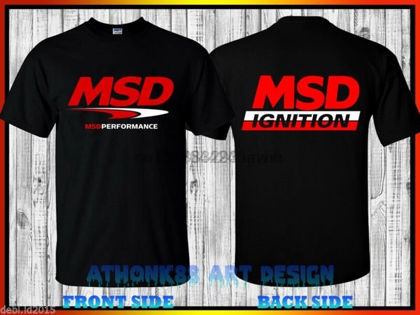 

msd ignition t-shirt msd ecu racing performance t-shirt, White;black