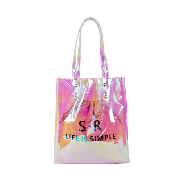 

2010 new women's shoulder bags reflective laser women's bags drawstring beam pocket shoulder messenger