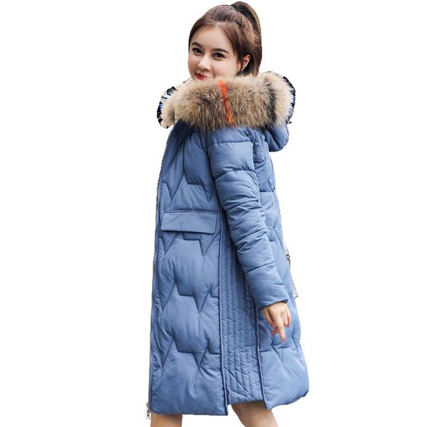 

snow wear coat lady female jackets parkas new jacket women's medium and long the knee-length jacket fashion 905, Tan;black
