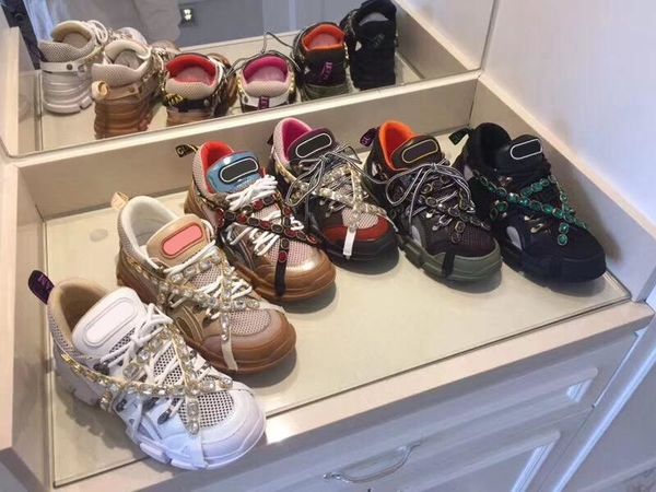 

new designer sneaker flashtrek sneaker with removable women men trainer mountain climbing shoes mens outdoor hiking boots gg66