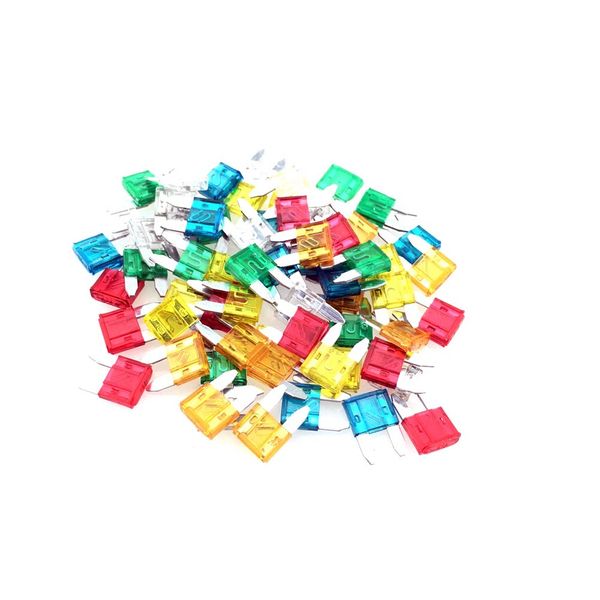 

120 pcs mini car fuse assortment set 6 sizes 5-30 amp auto parts blade fuse