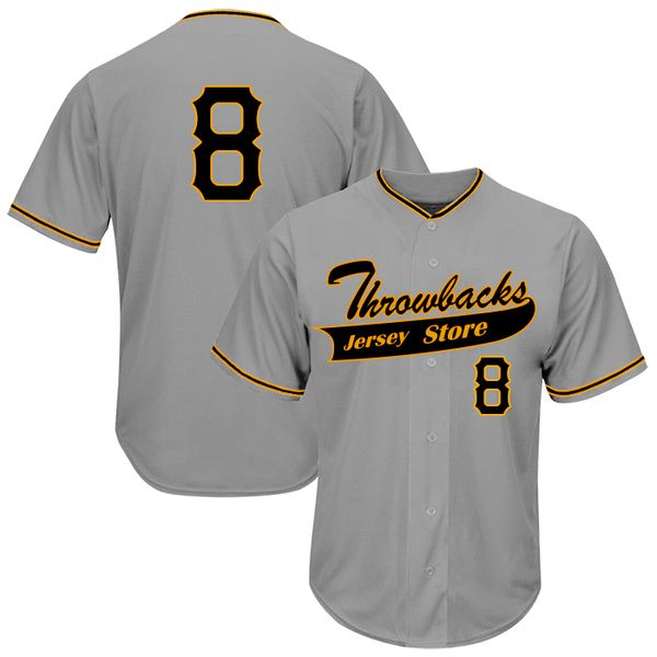 

Throwbacks Commemorative Jersey No8 Exquisite Embroidery High Quality Cloth Breathable Sweat Absorption Professional Jersey Production 2019