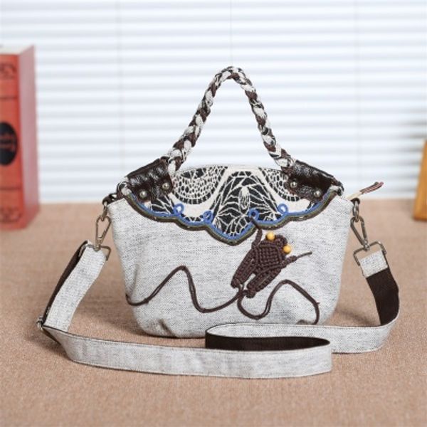 

vintage string appliques women traveller handbagsnice prints lady small shoulder&crossbody bags new original canvas carrier