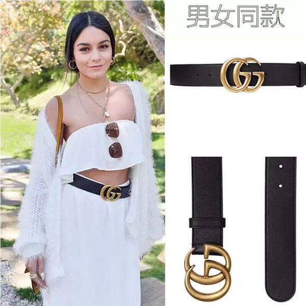 

с коробкой мужская женщина роскошный пояс дизайнер топ ремни новый большой пряжки мужской пояс мода оптовая бесплатная доставка, Black;brown