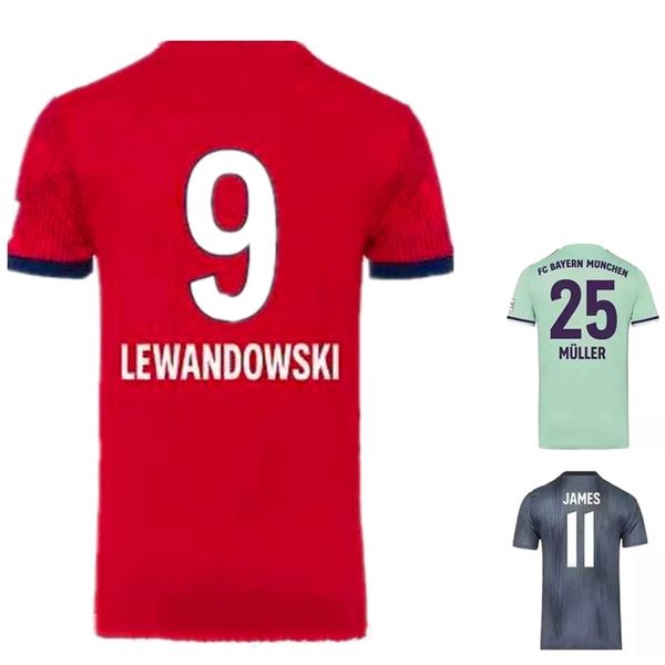 

Muller lewandow ki robben ribery jame home red occer jer ey 18 19 alon o vidal kimmich alaba boateng fibo football hirt