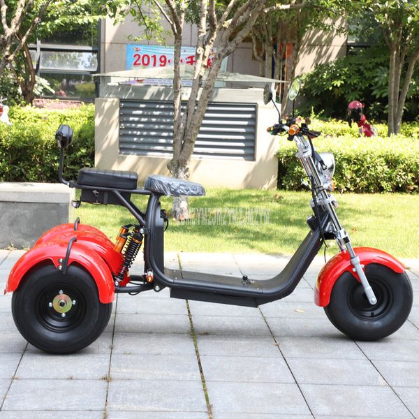 

stylish 3-wheel electric bicycle for 1000w 60v three wheel electric bike scooter vehicle for old elderly people older, Silver;blue